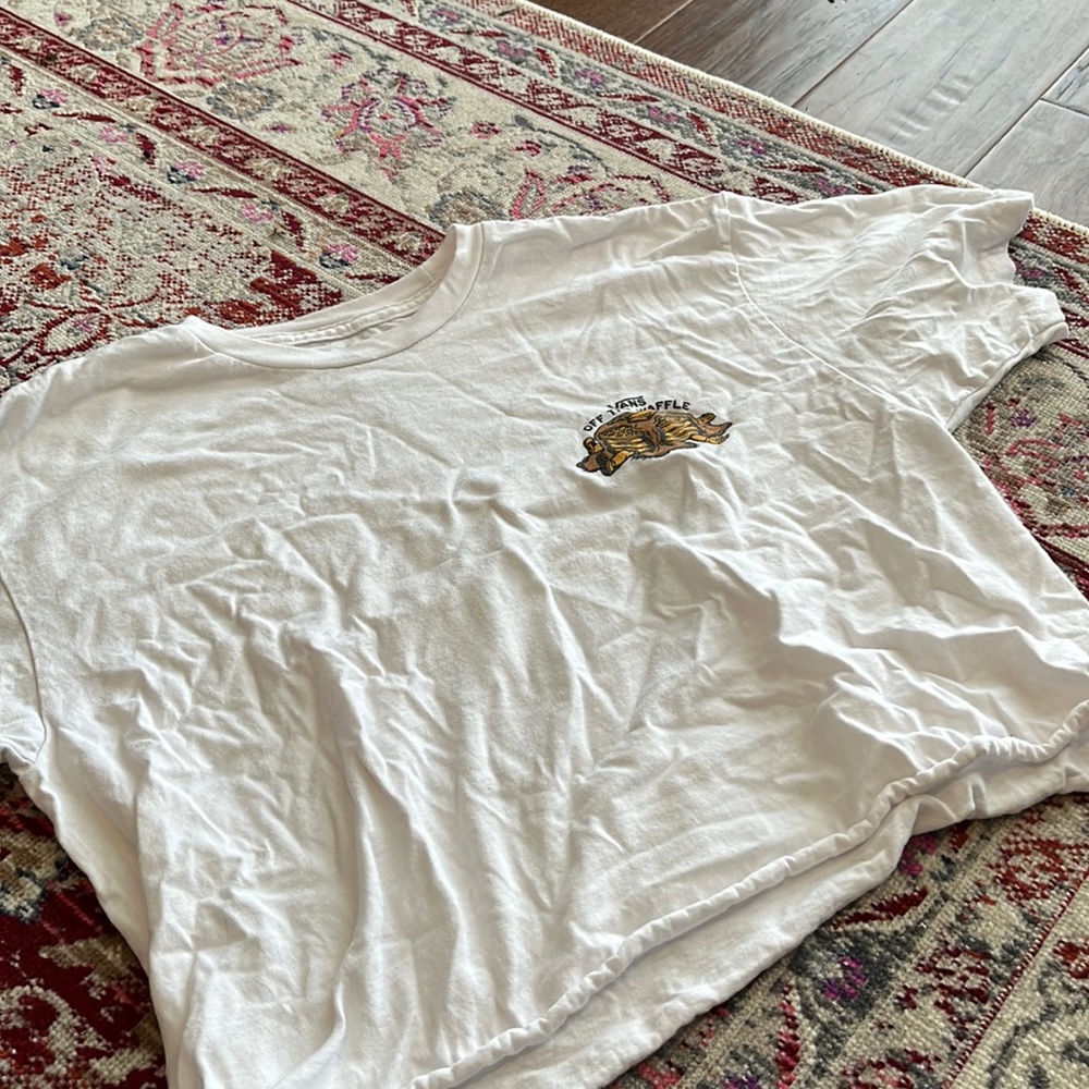 VANS CROPPED OFF THE WAFFLE TEE